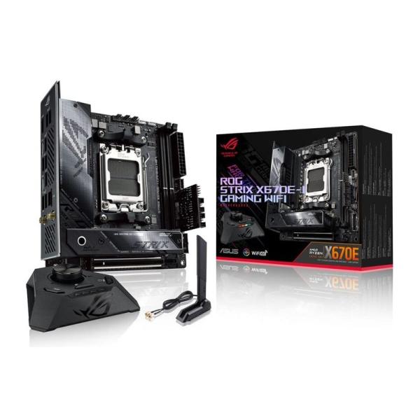 ASUS AMD AM5 対応 X670E 搭載 Mini-ITX マザーボード ROG STRIX...