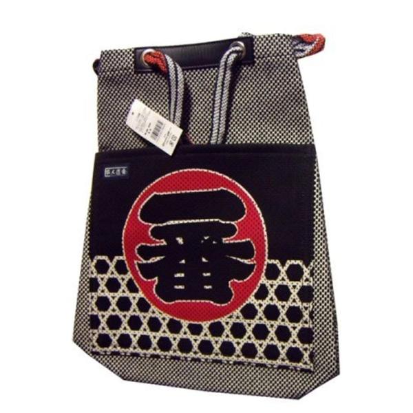 職人道楽 刺子 道具袋 ビッグサイズ 一番柄 黒色 ツールバック