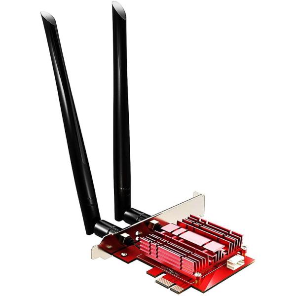 GLOTRENDS WiFi 6E AX5400 PCIe 無線lanカード、デスクトップPC用、 ...