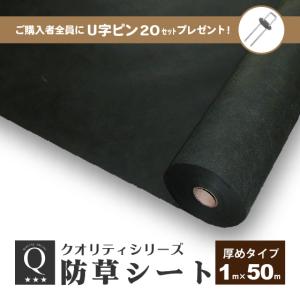 防草シート 1m × 50m （標準タイプ） ピン プレゼント 除草