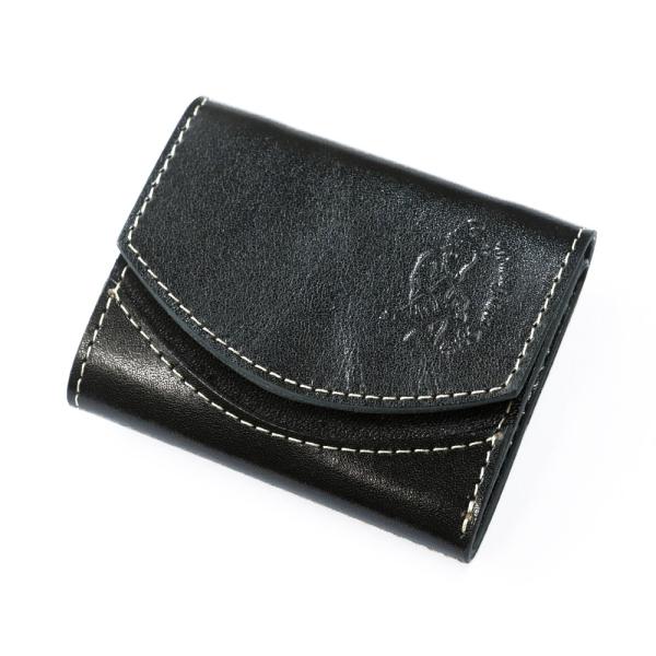 小さいふ。ペケーニョ 栃木レザー 定番BASICシリーズ「ブラックコーヒー」ミニ財布 小さい財布  ...