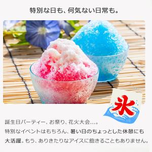 かき氷器 自動 バラ氷 シャリシャリ カキ氷 ...の詳細画像5