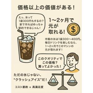 製氷機 高速製氷機 アイスメーカー 家庭用 ポ...の詳細画像5