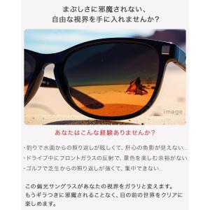サングラス メンズ レディース uvカット 偏...の詳細画像2
