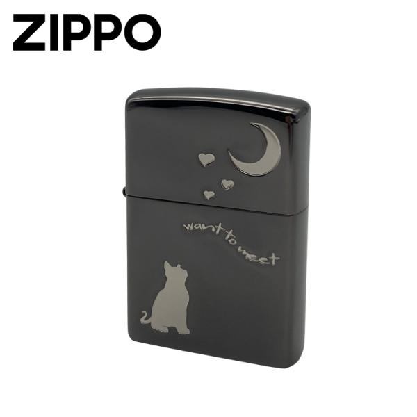 ZIPPO 2CAT-BNA キャット 猫 ライター ジッポー ジッポ 喫煙具 タバコ 煙草 たばこ