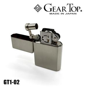 オイルライター GEAR TOP ギアトップ GT1-07 日本製 真鍮 ブラスミラー