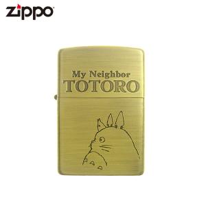 Zippo となりのトトロ横顔 NZ-04 スタジオジブリコレクション ジッポーライター プレゼント ギフト 喫煙具｜quattroangoli