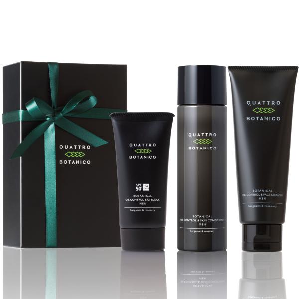 メンズ スキンケア UVケアギフトセット　箱入り＆紙袋付 　オールインワン化粧水 ＆ 日焼け止め＆ ...