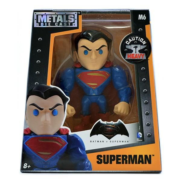 DC コミックス／バットマン VS スーパーマン：4インチ スーパーマン ダイキャストメタルフィギュ...