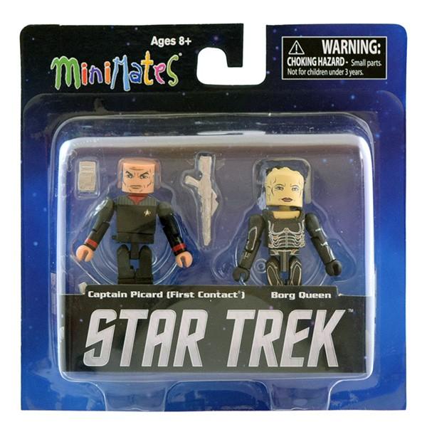 スタートレック　ファーストコンタクト　ピカード艦長＆ボーグクイーン　ミニメイツ　２パック