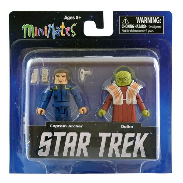 スタートレック　ディープ・スペース・ナイン　アーチャー大佐＆ドラム　ミニメイツ　２パック