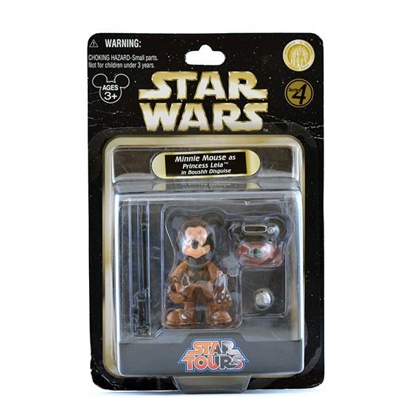 海外ディズニーパーク限定フィギュア／ミニーマウス（プリンセス レイア イン ブーシ ディスガイズ）