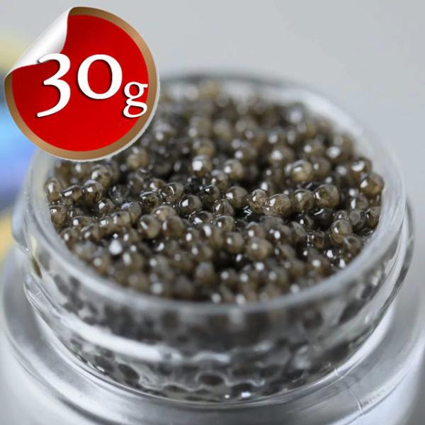 フレッシュキャビア Perla 保存料未使用 天日塩の高品質キャビア 30g