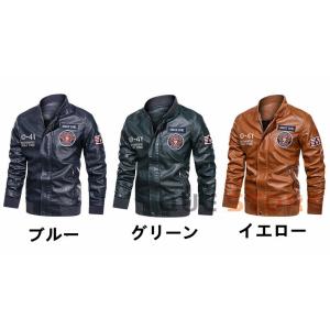 バイクウェア バイクジャケット メンズ レザー...の詳細画像1