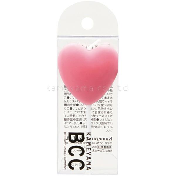 kameyama candle カメヤマ アルファベットキャンドルパステル ハートピンク