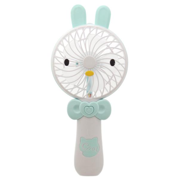 うさぎハンディファン 扇風機 充電式　携帯扇風機 卓上ミニファン 静音 運動用ミニファン 旅行用 U...