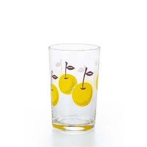 アデリア　レトロ　中コップ８　梨