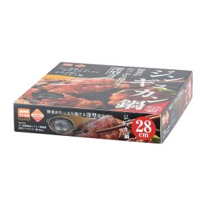 ふっ素樹脂加工アルミ鋳物製深型ジンギスカン鍋28cmの詳細画像1