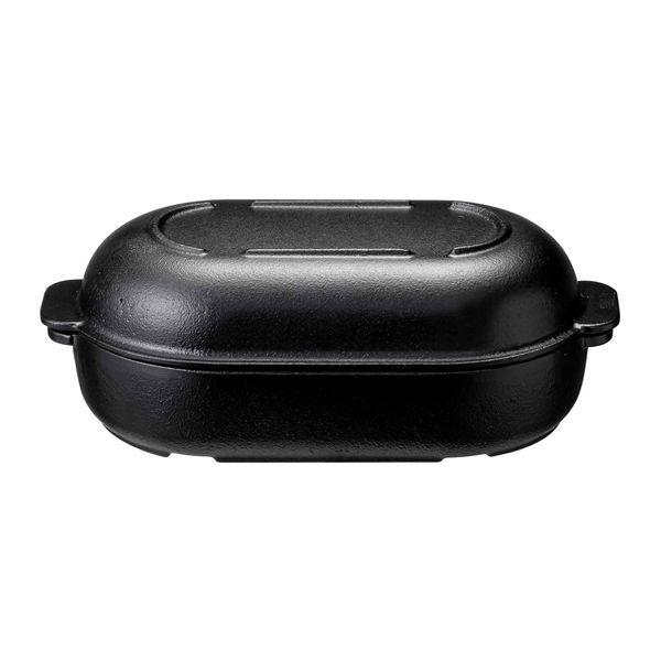 残り僅か　【T】デリッシュライフ 鉄鋳物 焼きいも鍋 セラミックボール付