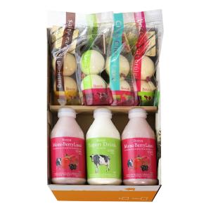 牧家のプリン＆ドリンクセットB