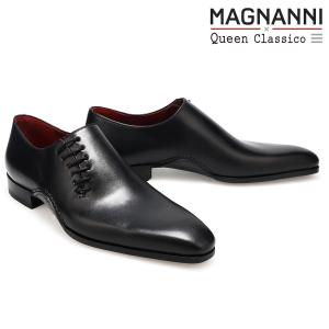 MAGNANNI ホールカットビジネスシューズ・ドレスシューズ ブラック MAGNANNI（マグナーニ） ホールカット プレーントゥ MAGNANNI 19564