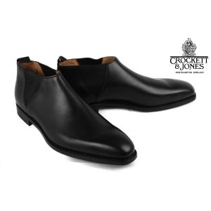 クロケット&ジョーンズ メンズ ドレスシューズ ブーツ ブラック Crockett&Jones 26362a bkc｜queen-classico