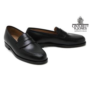 [サイズ交換片道無料]クロケット&ジョーンズ ボストン ローファー ブラック 8363 314 Crockett&Jones メンズ ドレスシューズ 8363bk｜queen-classico