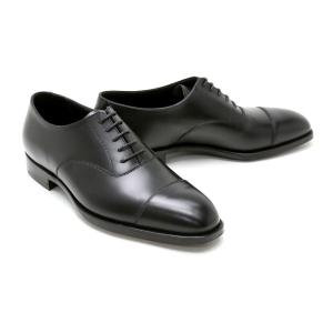 ビジネスシューズ 本革 ストレートチップ キャップトゥ メンズ クロケット&ジョーンズ Crockett&Jones 9447bk ブラック オードリー / キャップトゥ｜queen-classico