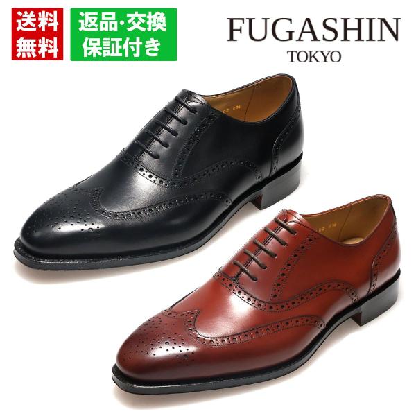 [サイズ交換片道無料] フウガシン メンズ ドレスシューズ フルブローグ FUGASHIN fdm4...