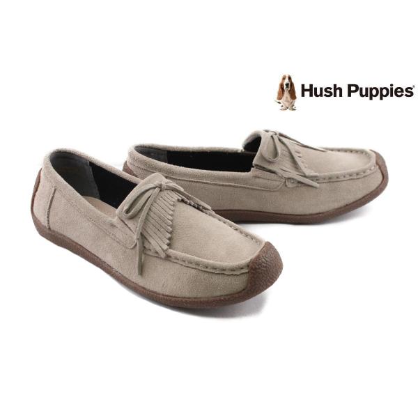 ハッシュパピー / Hush Puppies レディース l-3006ti gy キルトモカ グレー