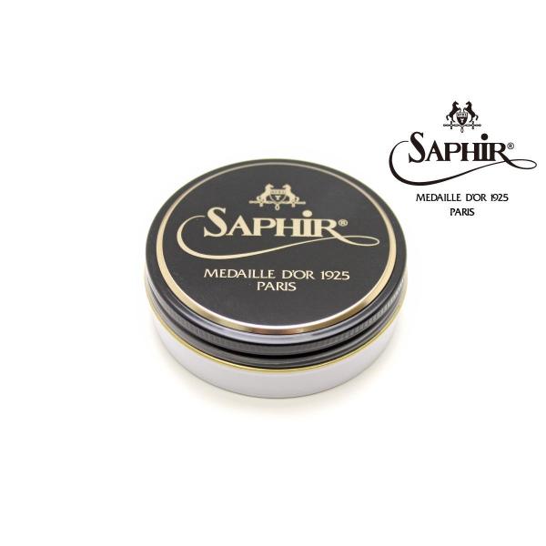 サフィール ノワール / SAPHIR Noir ケア用品 sappolish ビーズワックスポリッ...