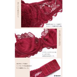超薄ブラ ブラジャー ショーツセット 透けブラ...の詳細画像4