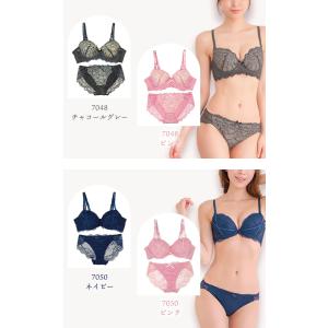 ブラショーツセット 脇高ブラジャー 上下 ソフ...の詳細画像3