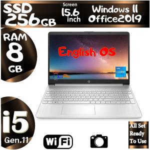 Brand New English Laptop HP 15-dy2024nr 11th Gen Core i5-1135G7 , 8GB RAM, 256GB SSD, 15.6” Full HD IPS Display, Windows 11 Home, 英語版ノート