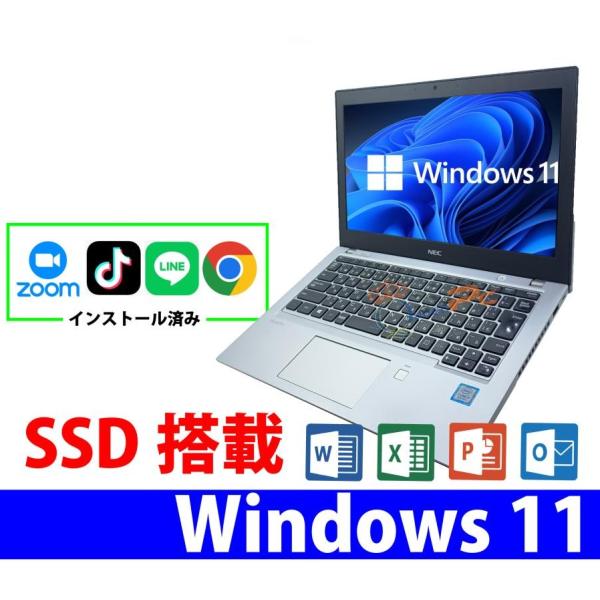 Windows11 ノートパソコン NEC VB-4/12型画面/Office 2024/メモリ 8...