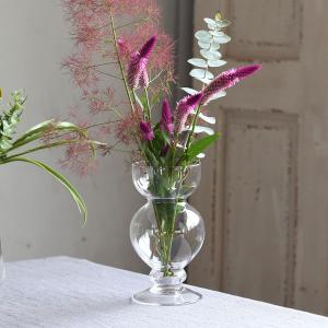 クリアガラス フラワーベース No.71【雑貨 インテリア 花瓶 ガラス