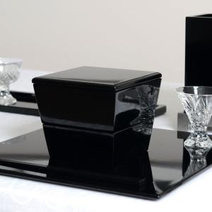 台形ミニ二段入子重箱 ３色