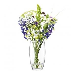 LSA Flower Barrel Bouquet Vase Clear　LFW31<br>【フラワーベース 花器 花瓶 花びん 花材 資材 ガラス雑貨】｜queenann-y