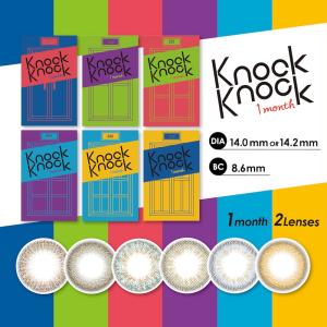 ノックノック ワンマンス KnockKnock 1MONTH (1箱2枚) ( 送料無料 1ヶ月装用 カラコン カラコンマンスリー マンスリーカラコン マンスリー １ヶ月 コスパ )