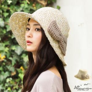 ナチュラルで可愛い 商品名 ニットペーパーリボンハット 帽子...