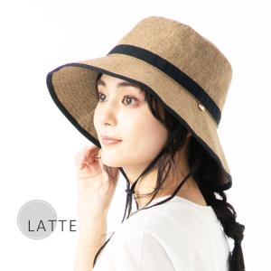 帽子 レディース UV サイズ調整可 雑材バケ...の詳細画像3