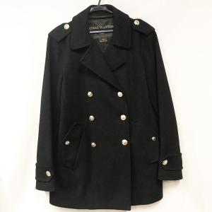 【極美品】ヴァレンティノ カシミヤ混 ダブルフェイス コート ネイビー レザー 極美品】ヴァレンティノ カシミヤ混 ダブルフェイス コート ネイビー