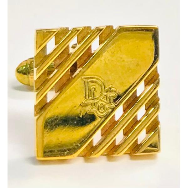 クリスチャンディオール　タイピン＆カフス　ゴールドGP　2点セット　qoj.YQS24