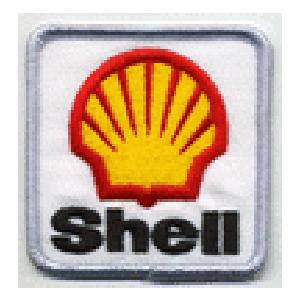 SHELL シェル　ガソリン　オランダ（イギリス）　車(タイヤ・オイル・その他）　のワッペン　アイロン｜queens-gate