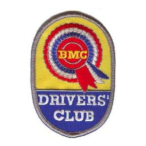 BMC　DRIVERS CLUB ビーエムシー　ドライバーズクラブ　イギリス　車(タイヤ・オイル・その他）　のワッペン　アイロン｜queens-gate