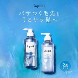 シャンプー Aquall アクオル シャンプー ボトルセット 2点セット ヘアケア ダメージ 保湿 美容室 泡 シャンプーセット シャンプーボトル ダメージケア