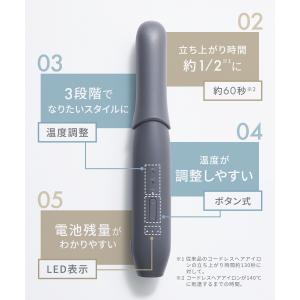 ヘアアイロン 12mm ヘアアイロン ミニ コ...の詳細画像4