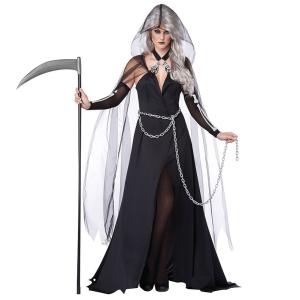 ハロウィン 死神 コスプレ 衣装 仮装 大人用 コスチューム セクシー | 女王様 女王 大きいサイズ 魔女 吸血鬼 コスプレ衣装 レディース お姫様 魔法使い 小悪…｜queenstylehayato