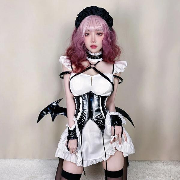 魔女 コスプレ セクシー レッド 衣装 ワンピース ハロウィン 可愛い ハロウィン衣装 女性 女王様...