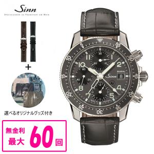 【最大60回払いまで無金利】 【純正ストラップ進呈】 正規品 Sinn ジン インストゥルメント クロノグラフ 自動巻き メンズ腕時計 送料無料 103.B.SA.DIAPAL｜quelleheure-1